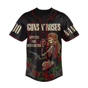 Guns N Roses Baseball Jersey For Men Women And Kids Gift 1