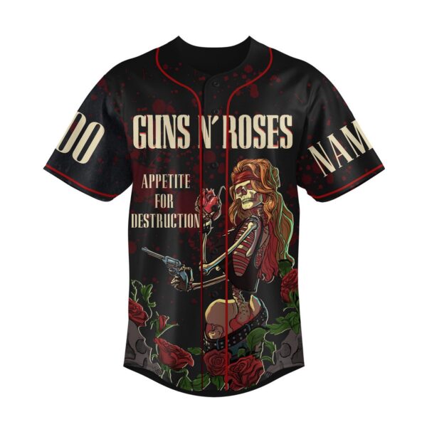 Guns N Roses Baseball Jersey For Men Women And Kids Gift