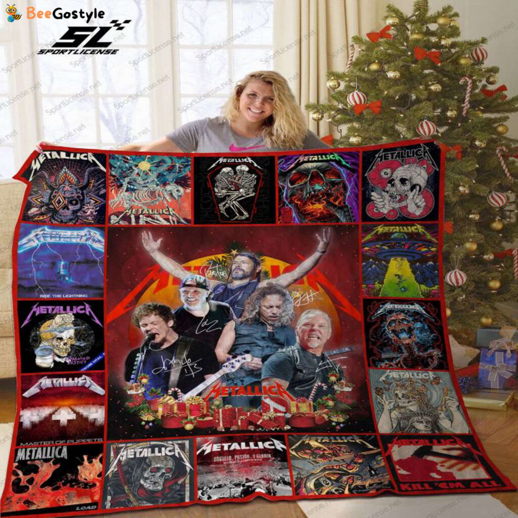 H -Metallica Band Christmas Quilt Blanket H -Metallica Band Christmas Quilt Blanket