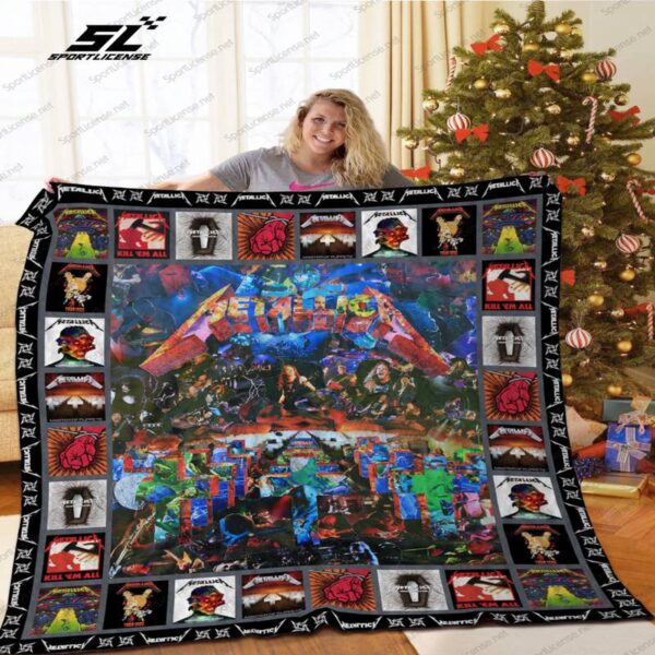 H – Metallica Quilt Blanket For Fan