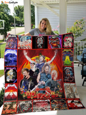 H X Amp 8211 Metallica Band Christmas Quilt Blanket