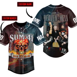 Heaven x Hell Baseball Jersey For Men Women And Kids Gift 1