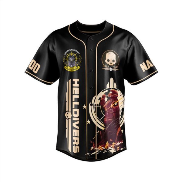 Helldivers Baseball Jersey For Men Women And Kids Gift