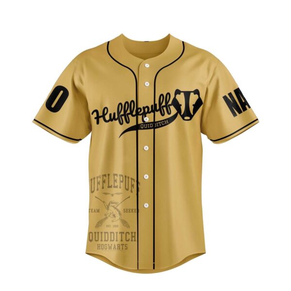 Hufflepuff Quidditch Baseball Jersey For Men Women And Kids Gift