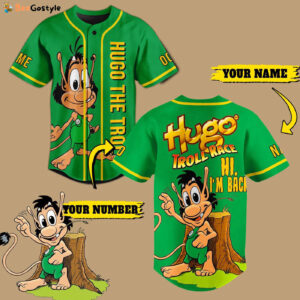 Hugo Troll Race Baseball Jersey For Men Women And Kids Gift