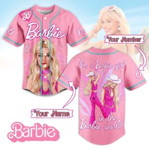 I am a Barbie girl Barbie Baseball Jersey For Men Women And Kids Gift 1