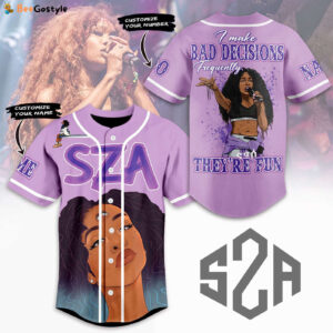 I make bad decisions frequently SZA Baseball Jersey For Men Women And Kids Gift