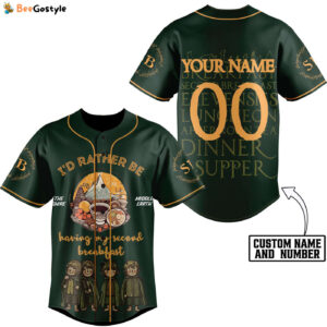 I Would Rather Be Having My Second Breakfast Baseball Jersey For Men Women And Kids Gift