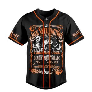 Jack Skellington Baseball Jersey For Men Women And Kids Gift 1