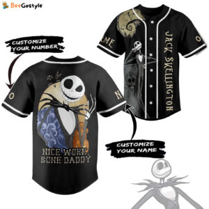 Jack Skellington Baseball Jersey For Men Women And Kids Gift