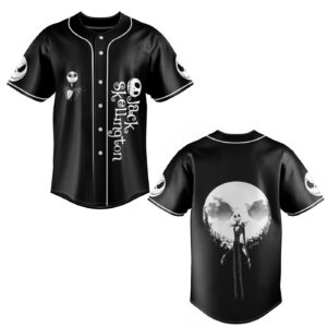 Jack Skellington Baseball Jersey For Men Women And Kids Gift 1