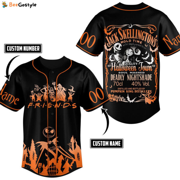 Jack Skellington Baseball Jersey For Men Women And Kids Gift