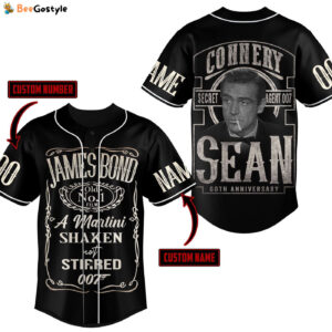 James Bond Baseball Jersey For Men Women And Kids Gift