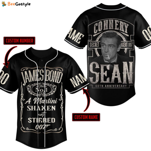 James Bond Baseball Jersey For Men Women And Kids Gift