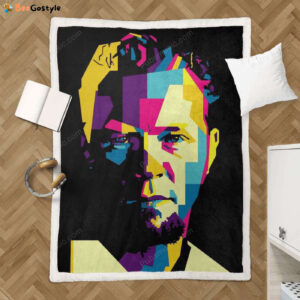 James Hetfield metallica – Wpap Pop Art Sherpa Fleece Blanket