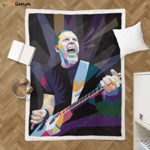 JAMES HETFILD METALLICA – Pop Art Sherpa Fleece Blanket