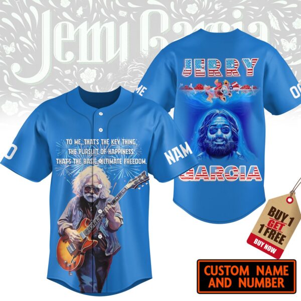 Jerry Garcia Baseball Jersey For Men Women And Kids Gift