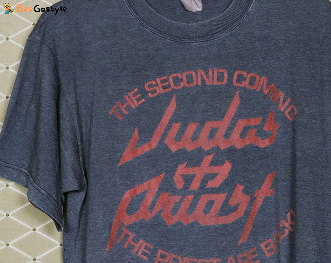 Vintage Rare Judas Priest T-Shirt: Heavy Metal Iron Maiden Motorhead Scorpions Manowar Ratt Accept Saxon – Second Coming! Vintage Rare Judas Priest T-Shirt: Heavy Metal Iron Maiden Motorhead Scorpions Manowar Ratt Accept Saxon – Second Coming!