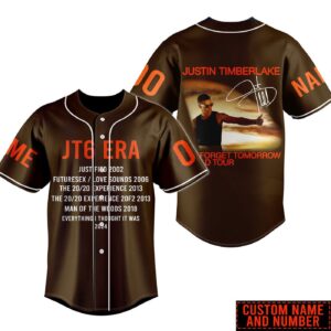 Justin Timberlake Baseball Jersey For Men Women And Kids Gift 1