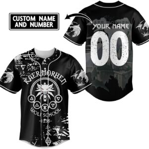 Kaer Morhen Baseball Jersey For Men Women And Kids Gift 1