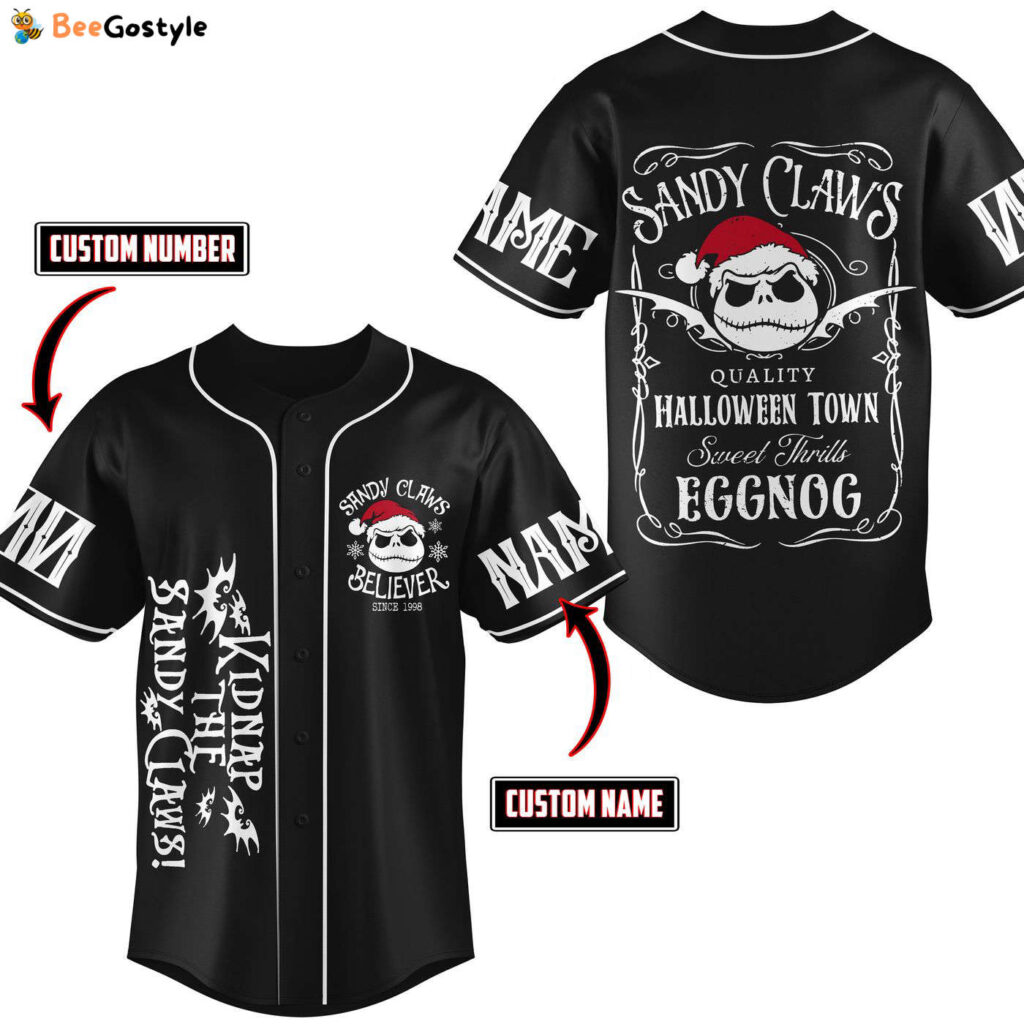 Kidnap the Sandy Claws Baseball Jersey For Men Women And Kids Gift Kidnap the Sandy Claws Baseball Jersey For Men Women And Kids Gift