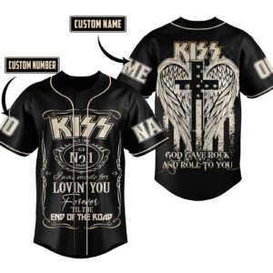 Kiss Baseball Jersey For Men Women And Kids Gift 1