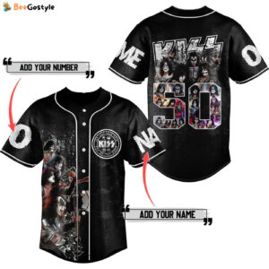 Kiss Baseball Jersey For Men Women And Kids Gift