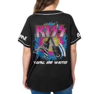 Kiss Baseball Jersey For Men Women And Kids Gift 1