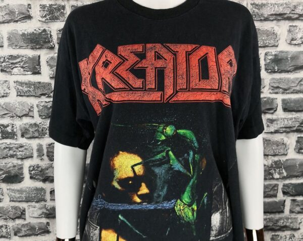 Vintage Kreator 1992 T-Shirt Renewal: Thrash Metal Metallica Anthrax Slayer Motorhead Sodom Destruction