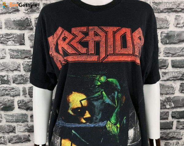 Vintage Kreator 1992 T-Shirt Renewal: Thrash Metal Metallica Anthrax Slayer Motorhead Sodom Destruction