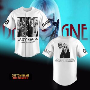 Lady Gaga Baseball Jersey For Men Women And Kids Gift for Fans 1