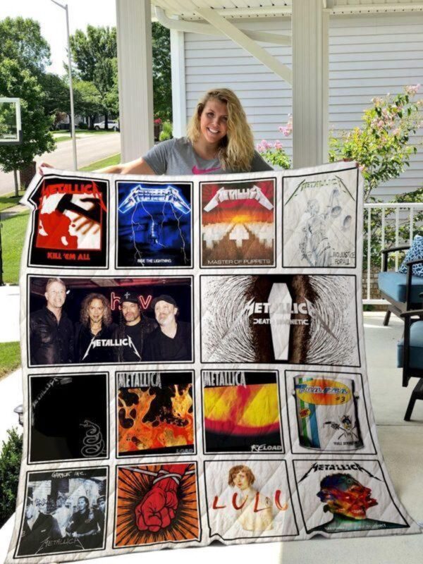 Lalasea Metallica 02 3D Customized Quilt Blanket Esr2120