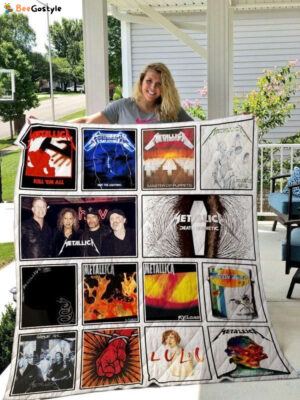 Lalasea Metallica 02 3D Customized Quilt Blanket Esr2120