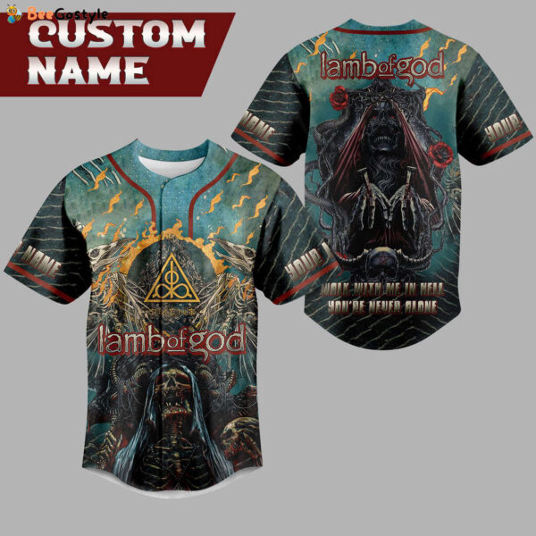 Lamb Of God Baseball Jersey For Men Women And Kids Gift for Fans