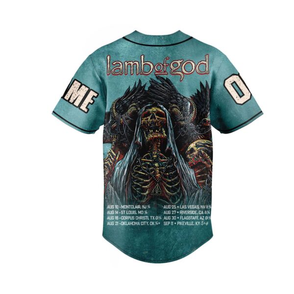 Lamb Of God Baseball Jersey For Men Women And Kids Gift for Fans