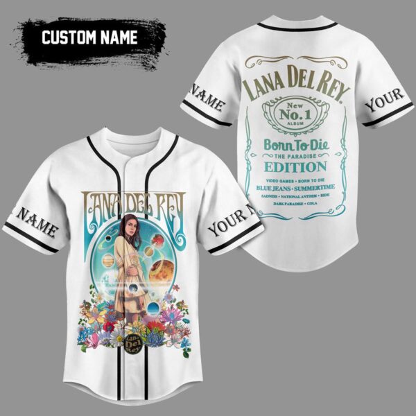 Lana Del Rey Baseball Jersey For Men Women And Kids Gift for Fans
