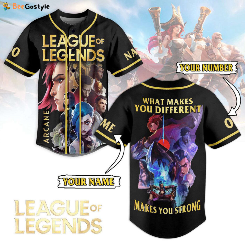 League of Legends Baseball Jersey For Men Women And Kids Gift for Fans League of Legends Baseball Jersey For Men Women And Kids Gift for Fans