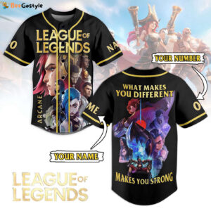 League of Legends Baseball Jersey For Men Women And Kids Gift for Fans