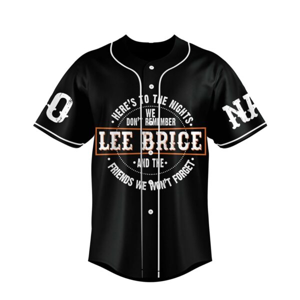 Lee Brice Baseball Jersey For Men Women And Kids Gift for Fans