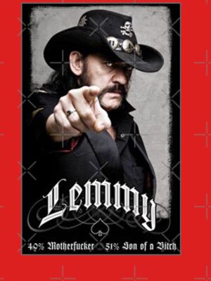 Official LEMMY KILMISTER MOTORHEAD Essential T-Shirt - Limited Edition Rock Apparel 3