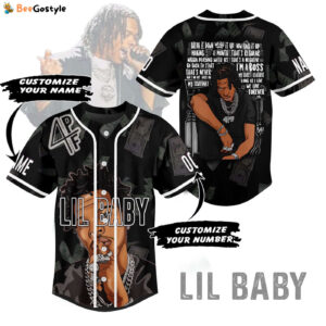 Lil Baby Baseball Jersey For Men Women And Kids Gift