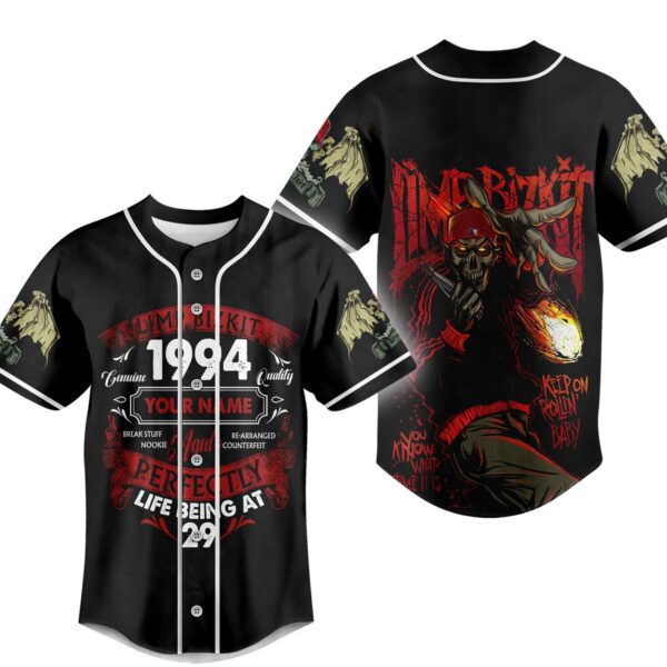 Limp Bizkit Baseball Jersey For Men Women And Kids Gift