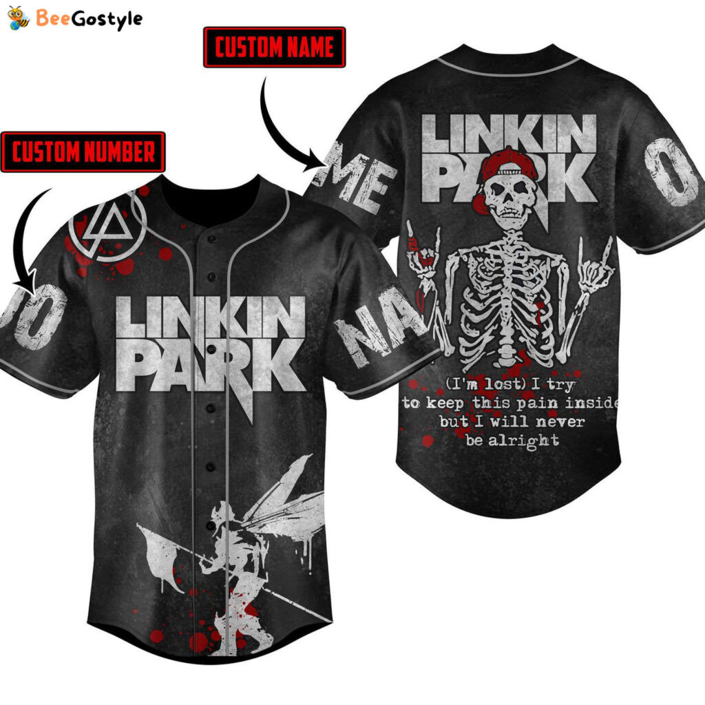 Linkin Park Baseball Jersey For Men Women And Kids Gift for Fans Linkin Park Baseball Jersey For Men Women And Kids Gift for Fans