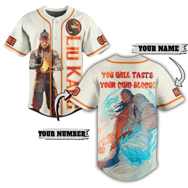 Liu Kang Baseball Jersey For Men Women And Kids Gift for Fans