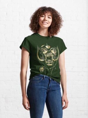 Official Logo Motorhead Gold T-Shirt - Rock Band Merchandise 1