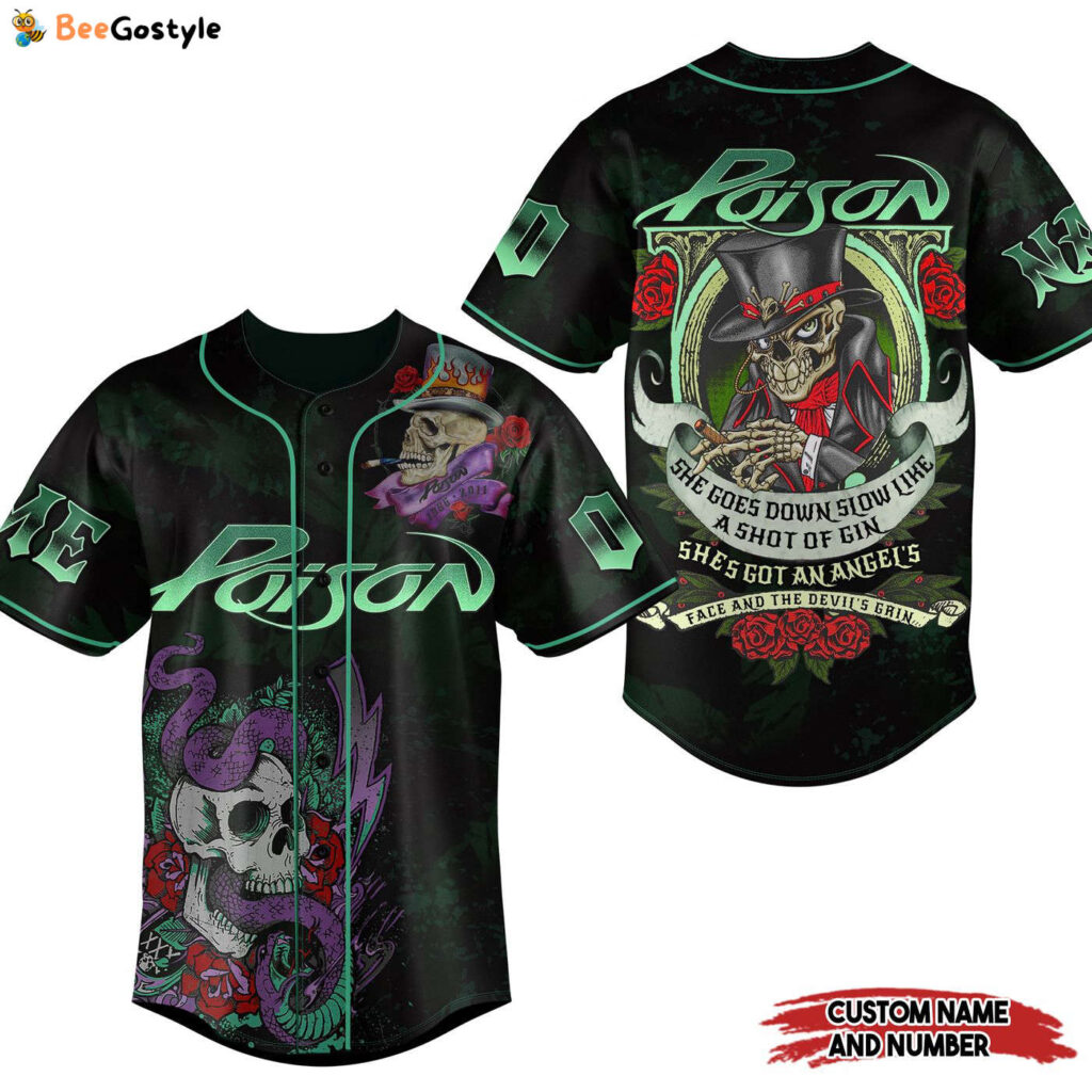Love on the Rocks Poison Baseball Jersey For Men Women And Kids Gift for Fans Love on the Rocks Poison Baseball Jersey For Men Women And Kids Gift for Fans