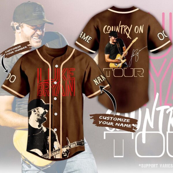 Luke Bryan Baseball Jersey For Men Women And Kids Gift for Fans