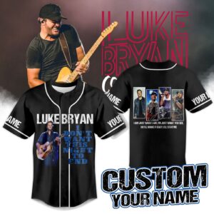 Luke Bryan Baseball Jersey For Men Women And Kids Gift for Fans 1