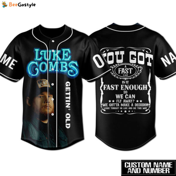 Luke Combs Baseball Jersey For Men Women And Kids Gift for Fans
