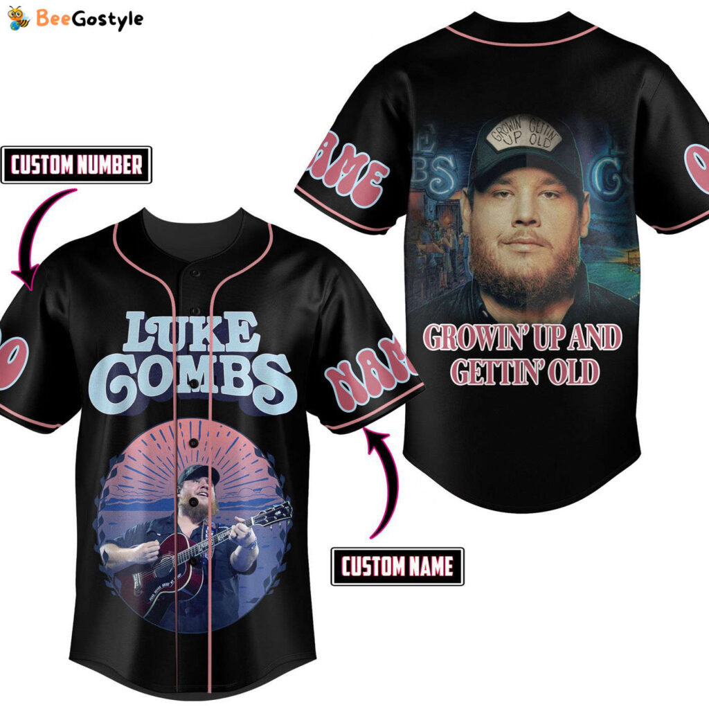 Luke Combs Baseball Jersey For Men Women And Kids Gift for Fans Luke Combs Baseball Jersey For Men Women And Kids Gift for Fans